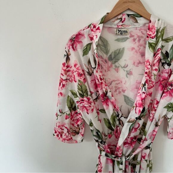 Show Me Your MuMu Brie "Garden of Blooms" Lightweight Short Robe - Picture 11 of 11